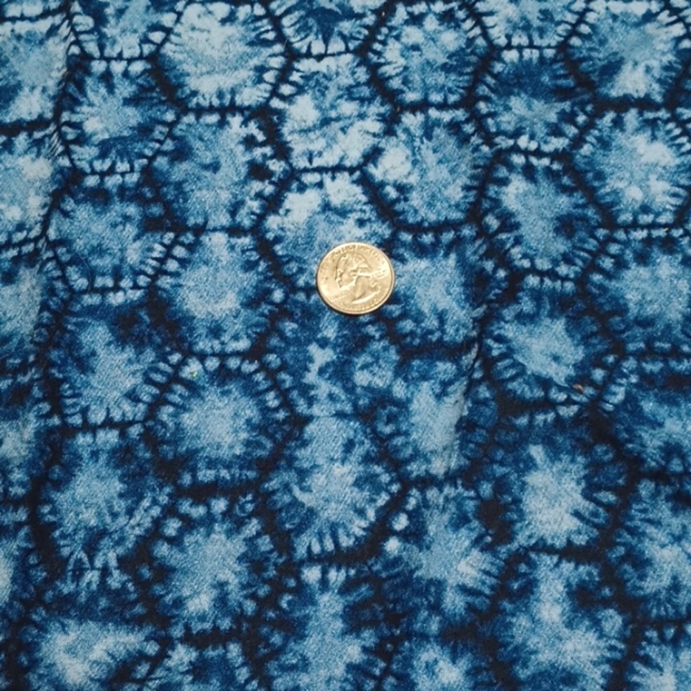 3/$15 .25yd Machi Hamamatsu Kumo 48031 Moda Fabrics Blue Shibori Tie Dye